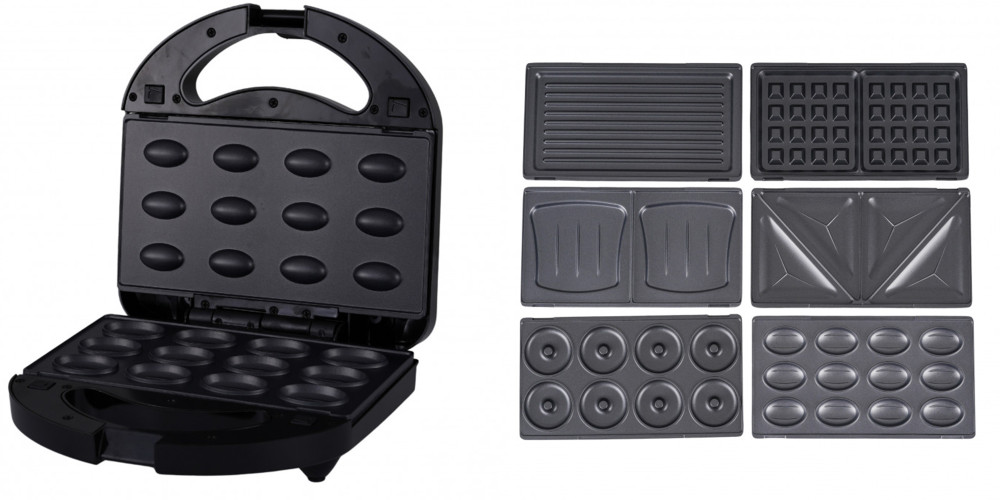 NEXSER 6 IN 1 SANDWICH MAKER - NS-1704T